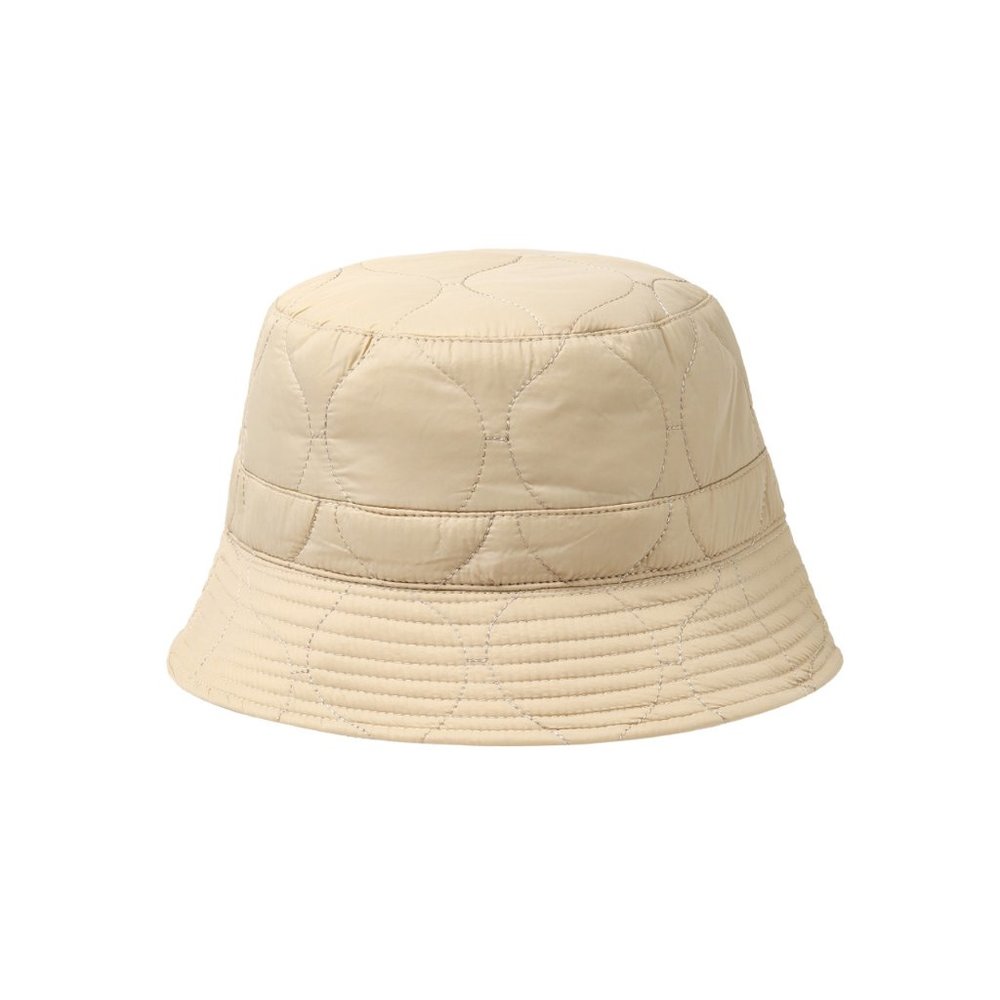 Reversible Quilted Bucket Hat - Tan